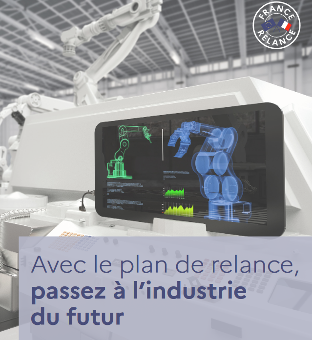 Visuel plan France Relance - Guichet industrie du futur