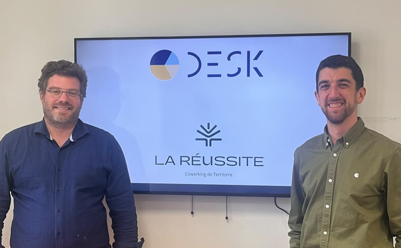 La Réussite - Coworking de Territoire a retenu le logiciel de gestion montpelliérain Desk pour le pilotage de ses espaces de coworking