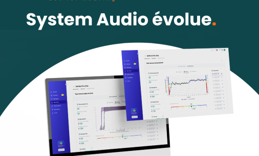 Aperçu de l'interface de Sonup System Audio sur Desktop
