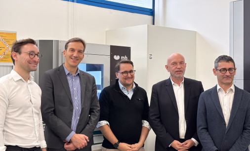 De gauche à droite : Stéphane Roulon, Frédéric Rimattei, Ian Soulairol, Philippe Augé, Philippe Combette