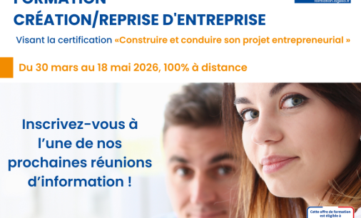 Formation création reprise d'entreprise BGE