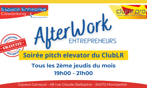 Invitation Afterwork Pitch Elevator Club LR 