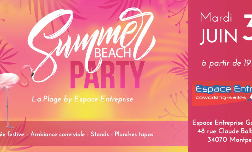 Invitation Summer Beach Espace Entreprise 2026