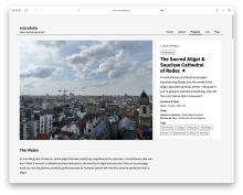Page projet
