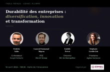 Table ronde: Durabilité des entreprises: diversification, innovation et transformation