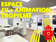 Bureau jeu vidéo et animation