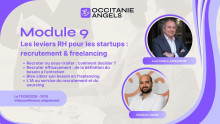 Affiche du module 9 sur les leviers RH pour les startups