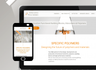 website launch specificpolymers