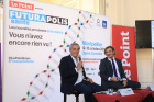 Philippe Saurel lors de la conférence de presse sur Futurapolis 2018