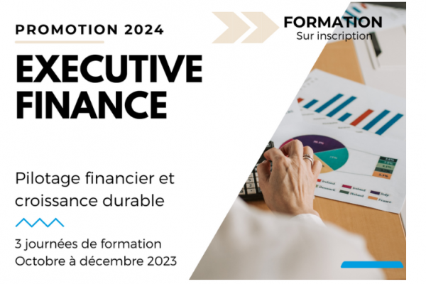 Appel à candidatures Formation Executive « Pilotage financier et croissance durable » 