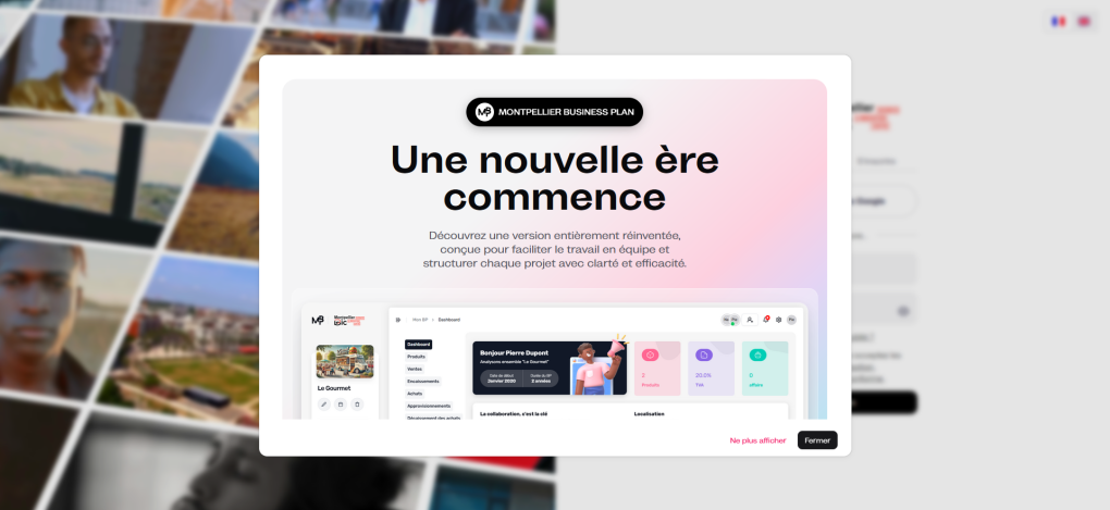 Visuel Montpellier Business Plan