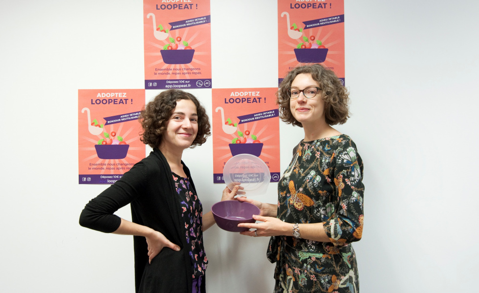 Adeline Lefebvre et Clémence Hugot ont fondé LoopEat en août 2019.