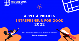 Bannière présentation EntrepreneurForGood Ⓒ MetaStrat