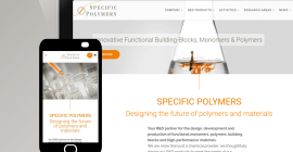 website launch specificpolymers