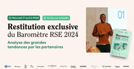 Restitution exclusive du Baromètre RSE 2024 par Vendredi